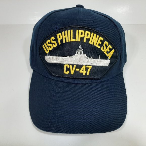 U.S. Navy USS Philippine Sea CV-47 Men's Cap Hat N - Picture 1 of 3